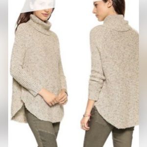 Free People tunic turtleneck sweater xs